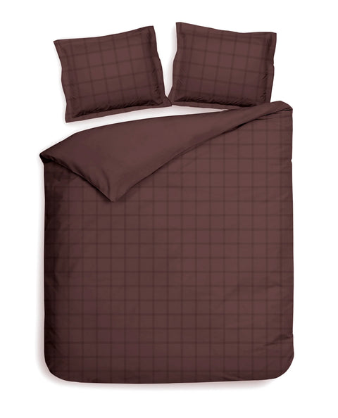 Dekbedovertrek Diamante - Bruin De Beddenstunt