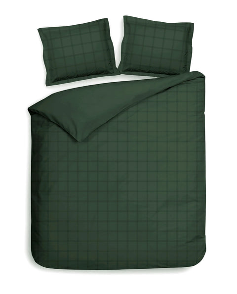 Dekbedovertrek Diamante - Donkergroen De Beddenstunt