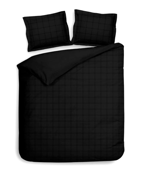 Dekbedovertrek Diamante - Zwart De Beddenstunt