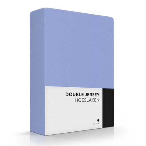 Hoeslaken Double Jersey - Lavendel  De Beddenstunt   